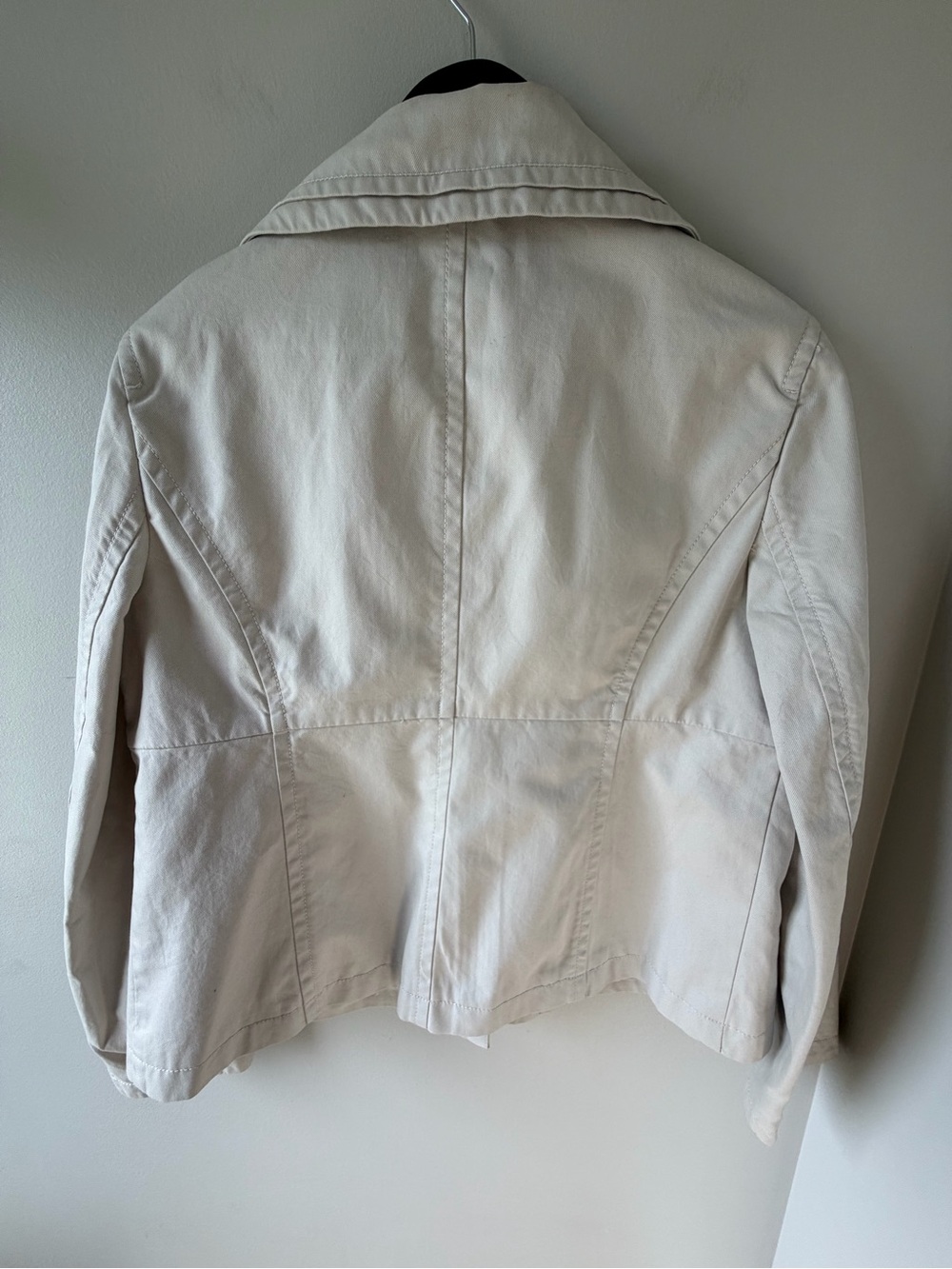 Ann Taylor Cream Utility Jacket - Light Beige - Picture 3 of 15